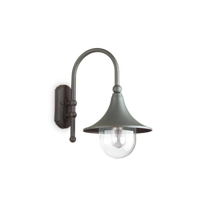 Настенный светильник для улицы Ideal lux CIMA AP1 ANTRACITE 246819 - фото 10915