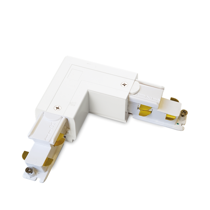 Коннектор L-образный левый токоведущий Ideal lux LINK TRIMLESS L-CONNECTOR LEFT DALI 1-10V WH 246604 - фото 10920