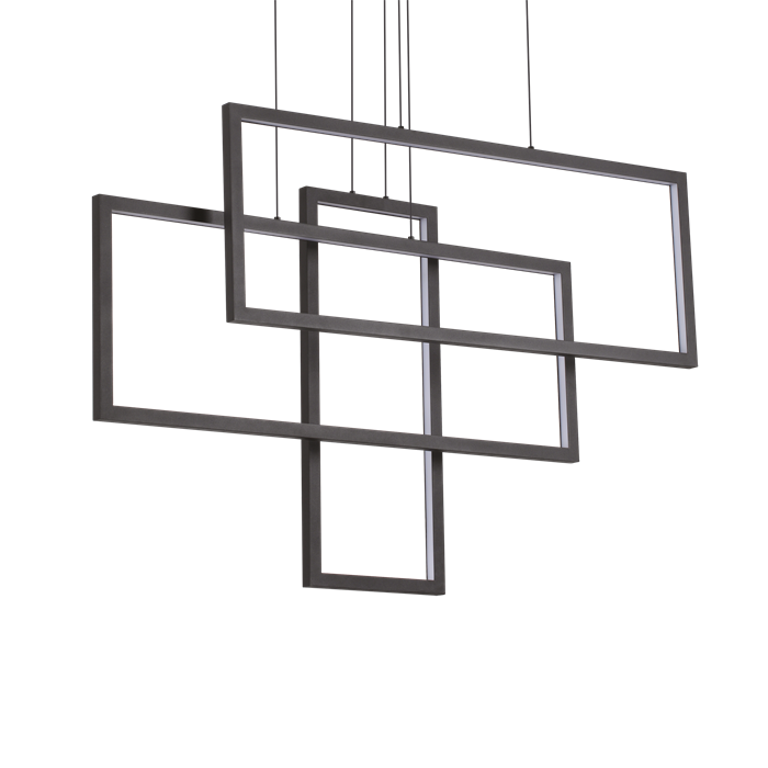 Подвесной светильник Ideal lux FRAME SP RETTANGOLO NERO 269382 - фото 11620