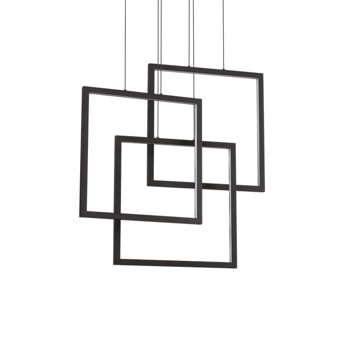 Подвесной светильник Ideal lux FRAME SP QUADRATO NERO 269375 - фото 11622