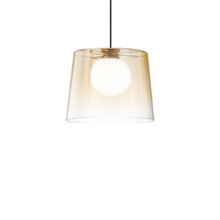 Подвесной светильник Ideal lux FADE SP1 AMBRA 271316 - фото 11757