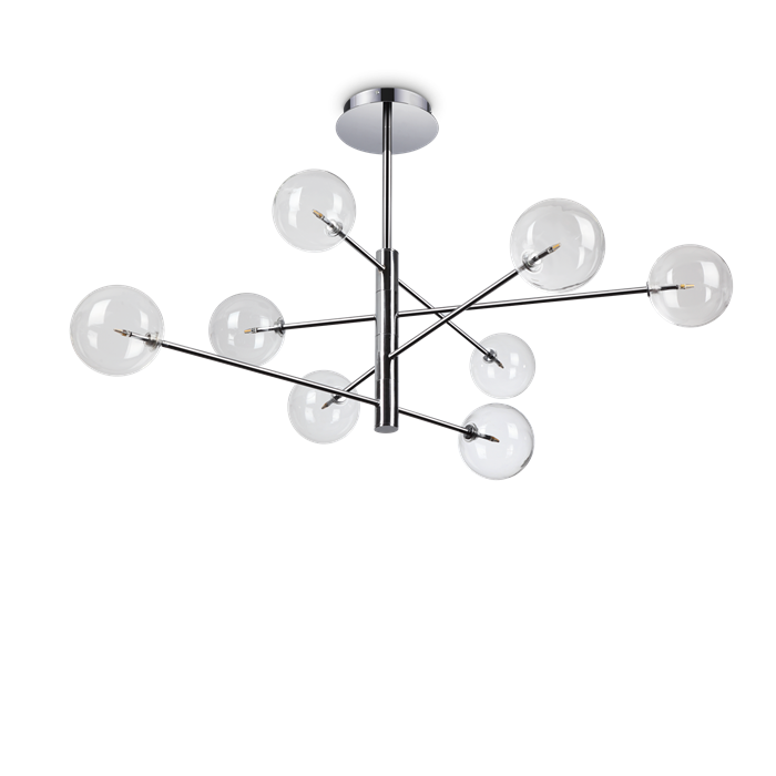 Подвесной светильник Ideal lux EQUINOXE SP8 CROMO 275178 - фото 11836