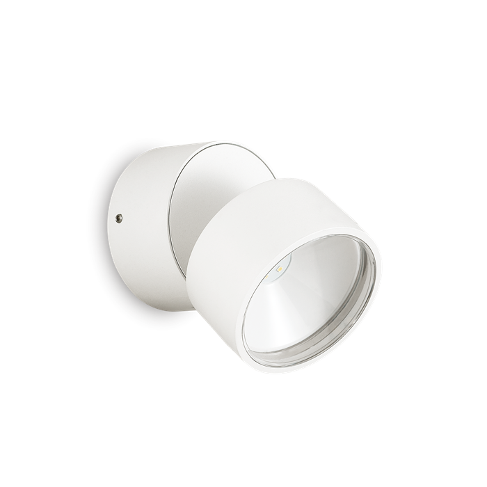 Настенный уличный светильник Ideal lux OMEGA AP ROUND BIANCO 4000K 285481 - фото 12118