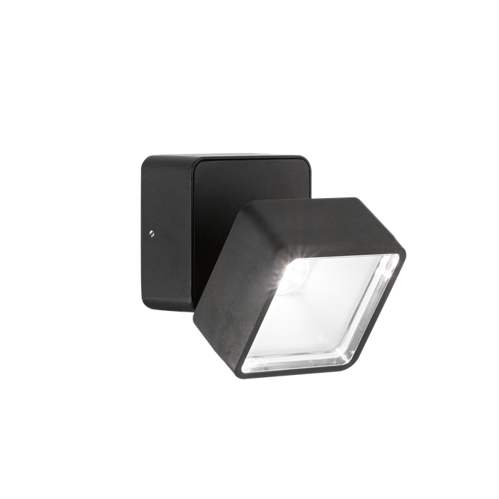 Настенный уличный светильник Ideal lux OMEGA AP SQUARE NERO 4000K 285535 - фото 12137