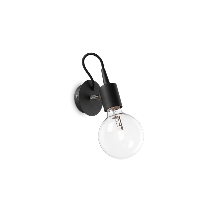 Настенный светильник Ideal lux EDISON AP1 NERO 148908 - фото 13914