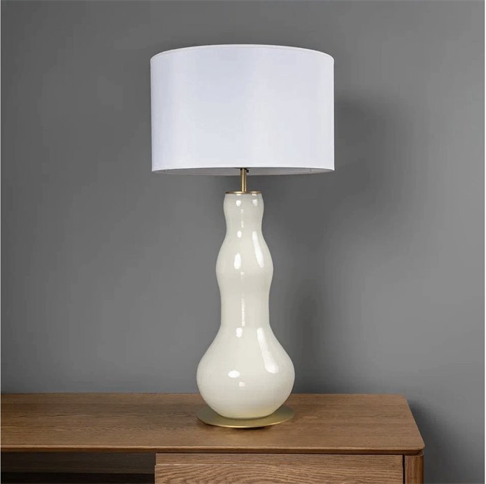 Настольная лампа Aromas Melly NAC103 Латунь/Кремовый NAC103 Латунь/Крем