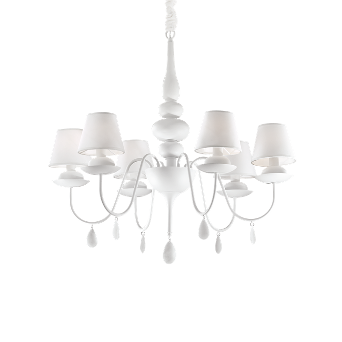 Люстра Ideal lux BLANCHE SP6 BIANCO 035581 - фото 8420