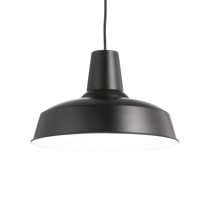 Подвесной светильник Ideal lux MOBY SP1 NERO 093659 - фото 8800