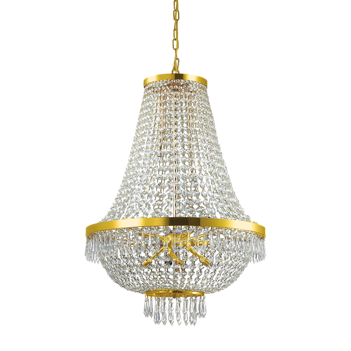 Люстра Ideal lux CAESAR SP12 ORO 114743 - фото 9042