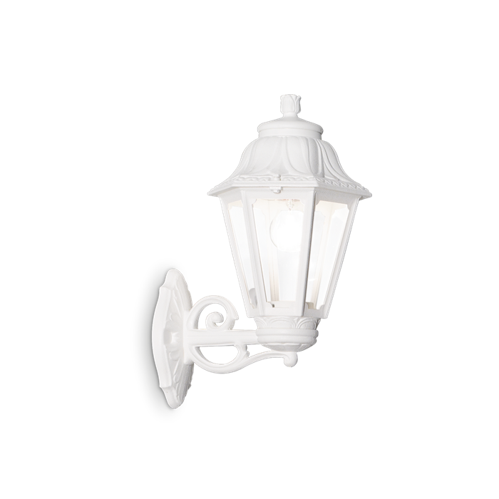 Настенный уличный светильник Ideal lux DAFNE AP1 BIG BIANCO 120423 - фото 9122