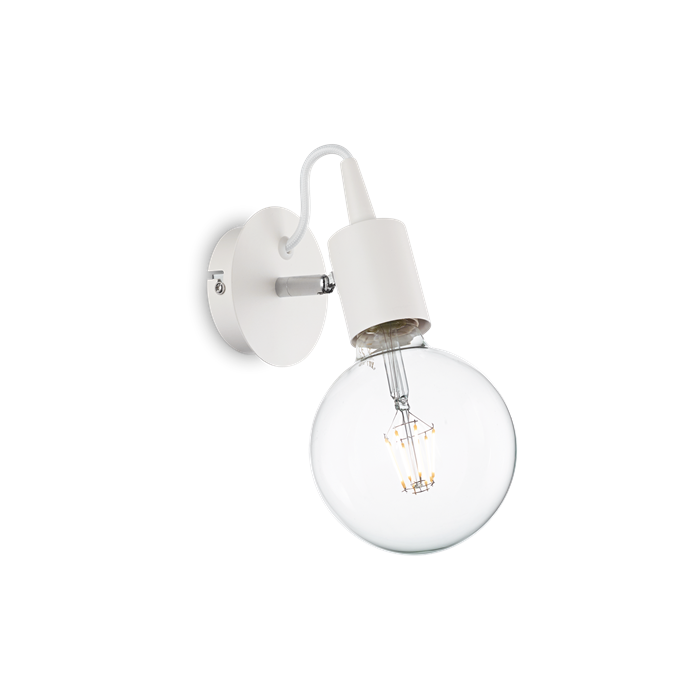 Настенный светильник Ideal lux EDISON AP1 BIANCO 138374 - фото 9331