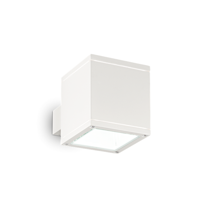 Настенный светильник для улицы Ideal lux SNIF AP1 SQUARE BIANCO 144276 - фото 9431