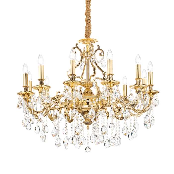 Люстра Ideal lux GIOCONDA SP12 ORO 164960 - фото 9666