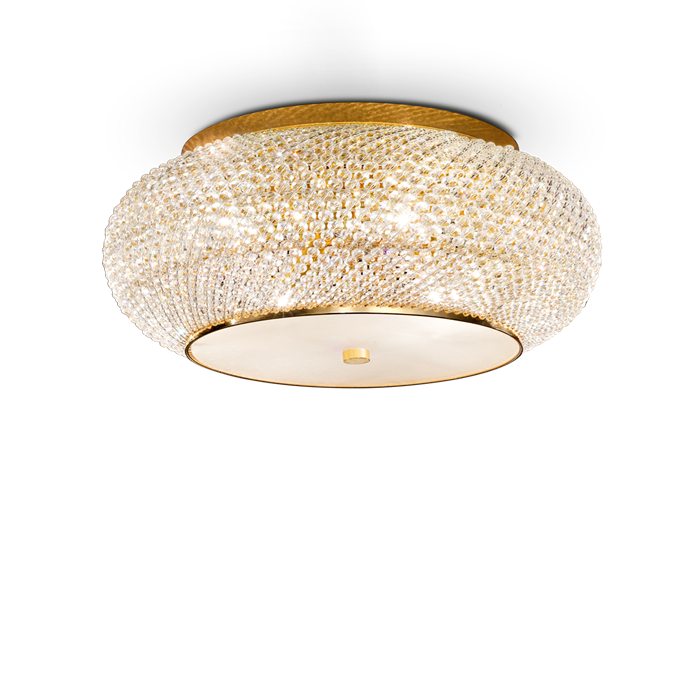 Потолочный светильник Ideal lux PASHA' PL14 ORO 165004 - фото 9673