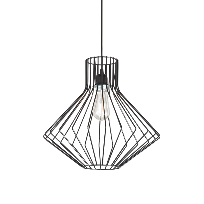 Подвесной светильник Ideal lux AMPOLLA-4 SP1 NERO 167497 - фото 9698