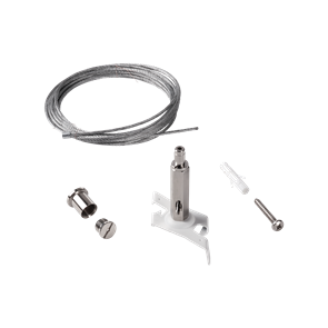 Набор для подвесного крепления шинопровода трёхфазного Ideal lux LINK TRIMLESS KIT PENDANT NO ROSONE 3 MT WH 242705