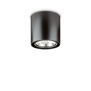 Накладной потолочный светильник Ideal lux MOOD PL1 D15 ROUND NERO 243450