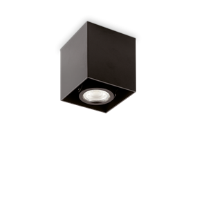 Накладной потолочный светильник Ideal lux MOOD PL1 D09 SQUARE NERO 243948