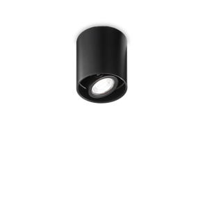 Накладной потолочный светильник Ideal lux MOOD PL1 D09 ROUND NERO 243924