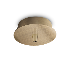 Чаша потолочная круглая Ideal lux ROSONE STANDARD 1 LUCE OTTONE 249261