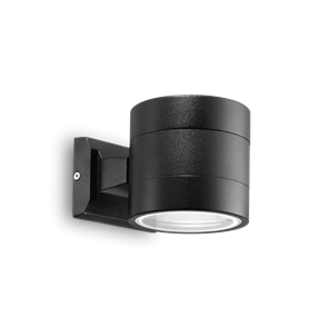 Настенный светильник для улицы Ideal lux SNIF AP1 ROUND NERO 061450