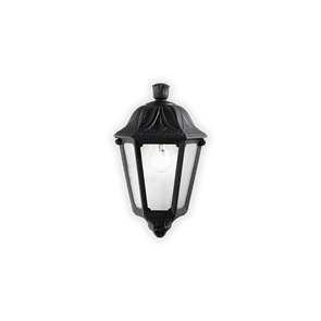 Настенный уличный светильник Ideal lux DAFNE AP1 SMALL NERO 101552