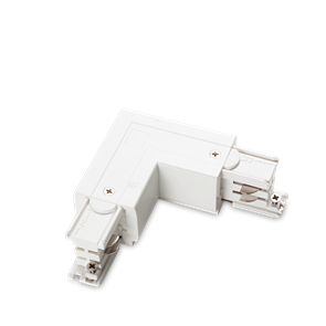 Коннектор L-образный левый токоведущий Ideal lux LINK TRIMLESS L-CONNECTOR LEFT ON-OFF WH 169705