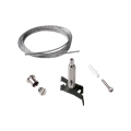 Набор для подвесного крепления шинопровода трёхфазного Ideal lux LINK TRIMLESS KIT PENDANT NO ROSONE 5 MT BK 243238 - фото 10837