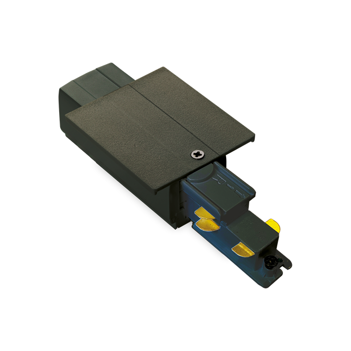Токопитатель левый Ideal lux LINK TRIM MAIN CONNECTOR END LEFT DALI 1-10V BK 256078 - фото 11210