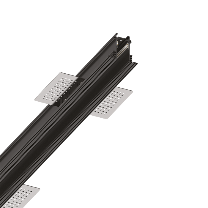 Магнитный шинопровод Ideal lux EGO PROFILE RECESSED 1000 mm BK 258171 - фото 11269