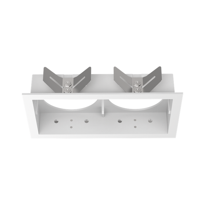 Двойная прямоугольная рамка Ideal lux BENTO FRAME SQUARE TWIN WH 287935 - фото 12258