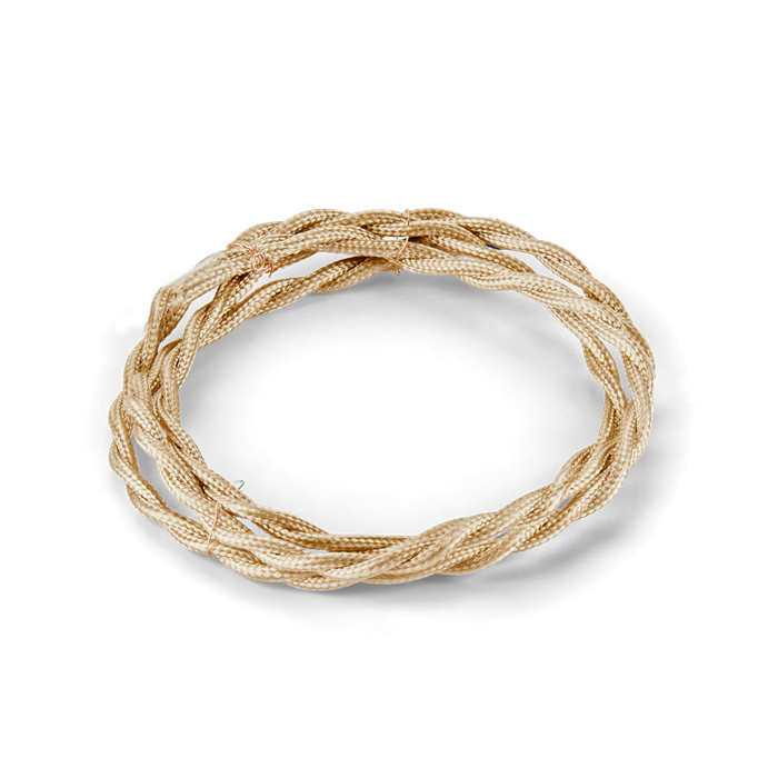 Кабель тканевый Ideal lux CAVO TESSUTO INTRECCIATO 10M OTTONE 303086 - фото 12557