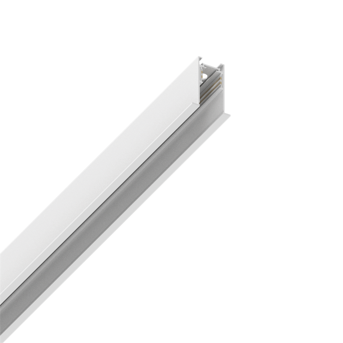 Магнитный шинопровод Ideal lux EGO PROFILE RECESSED TRIM 1000 mm WH 320441 - фото 13107