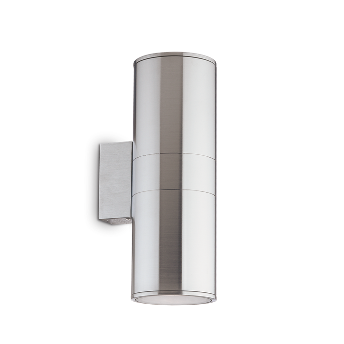 Настенный уличный светильник Ideal lux GUN AP2 BIG ALLUMINIO 33020 - фото 13585