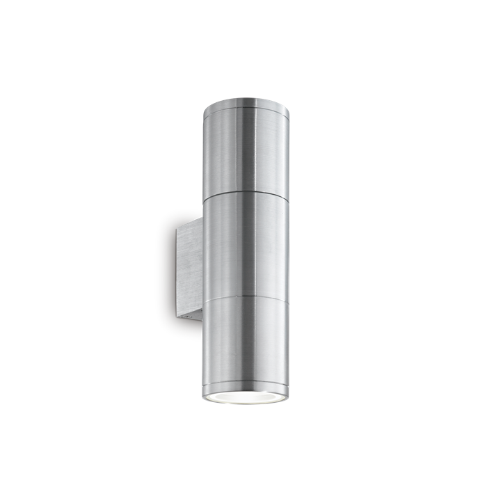 Настенный уличный светильник Ideal lux GUN AP2 SMALL ALLUMINIO 33013 - фото 13587