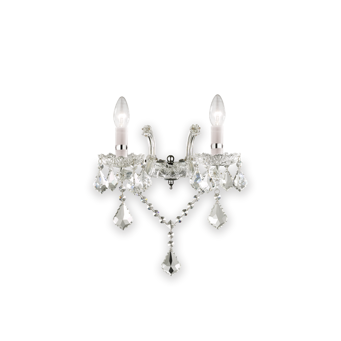 Настенный светильник Ideal lux FLORIAN AP2 CROMO 35642 - фото 13602