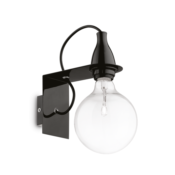 Настенный светильник Ideal lux MINIMAL AP1 NERO 45214 - фото 13634