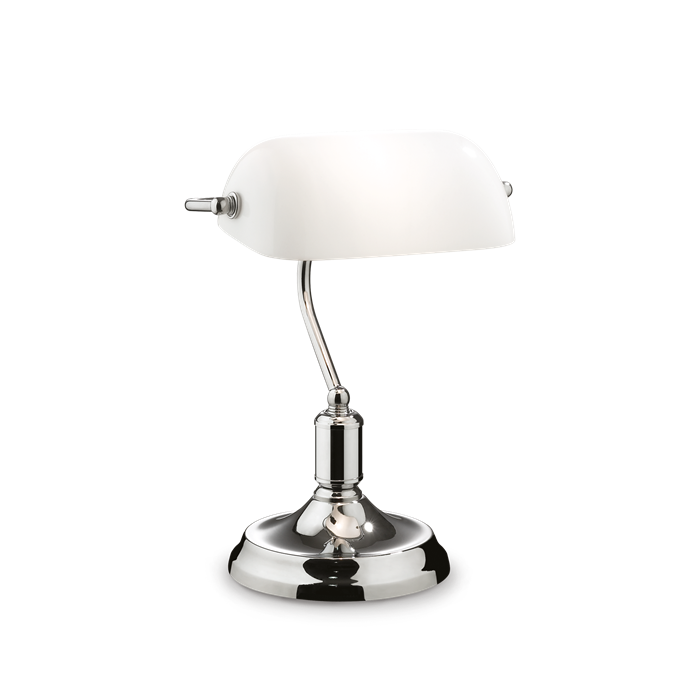 Настольный светильник Ideal lux LAWYER TL1 CROMO 45047 - фото 13637