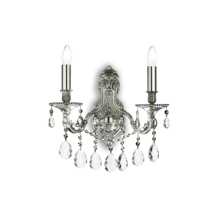 Настенный светильник Ideal lux GIOCONDA AP2 ARGENTO 44910 - фото 13639