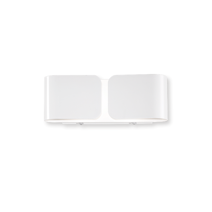 Настенный светильник Ideal lux CLIP AP2 MINI BIANCO 49236 - фото 13645
