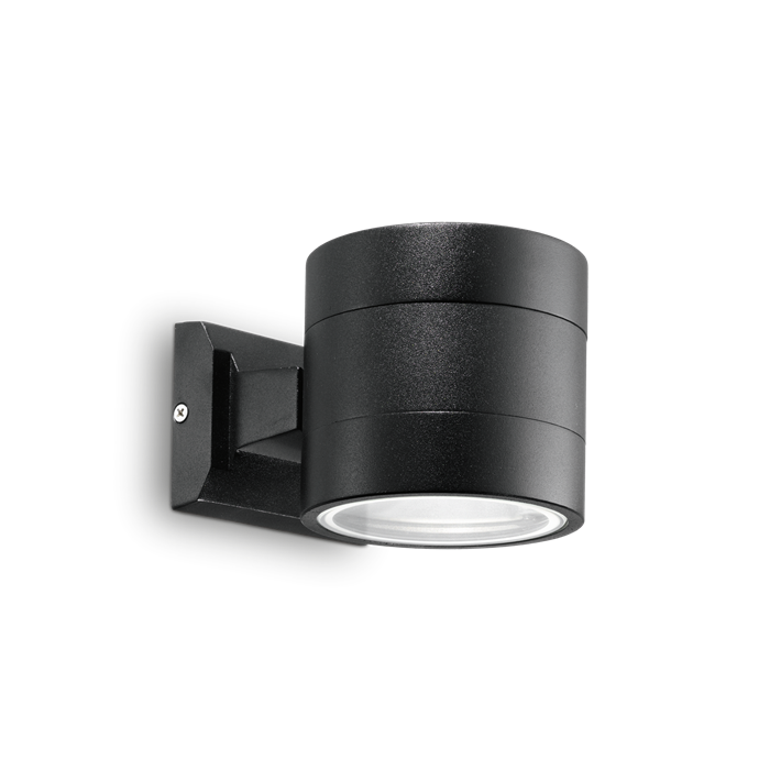 Настенный светильник для улицы Ideal lux SNIF AP1 ROUND NERO 61450 - фото 13693