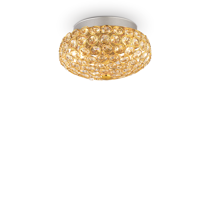 Потолочный светильник Ideal lux KING PL3 ORO 75402 - фото 13740