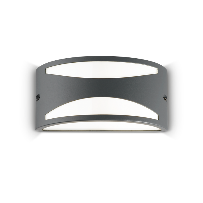 Настенный уличный светильник Ideal lux REX-3 AP1 ANTRACITE 92447 - фото 13843