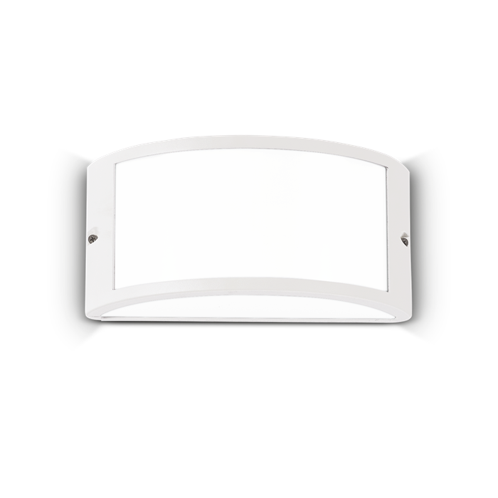 Настенный уличный светильник Ideal lux REX-1 AP1 BIANCO 92393 - фото 13850