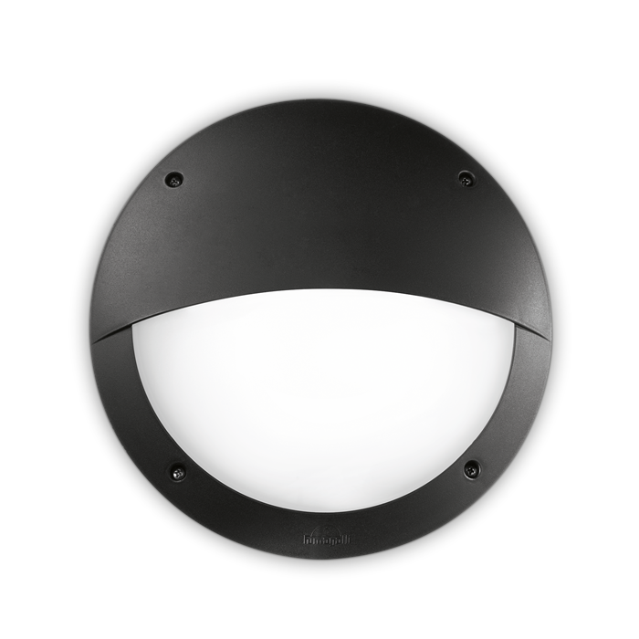 Настенный уличный светильник Ideal lux POLAR-2 AP1 NERO 96698 - фото 13891