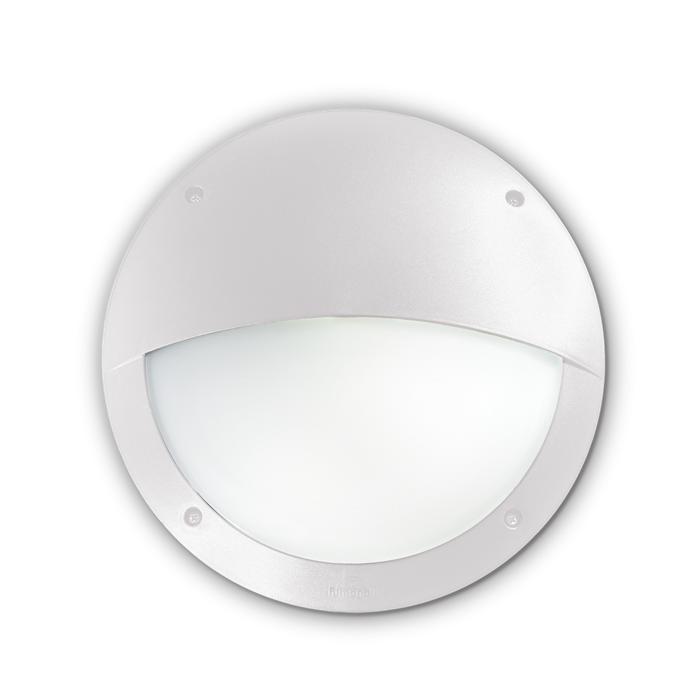 Настенный уличный светильник Ideal lux POLAR-2 AP1 BIANCO 96681 - фото 13893