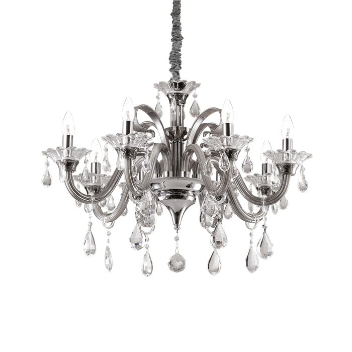 Люстра Ideal lux COLOSSAL SP8 Trasparente 114187