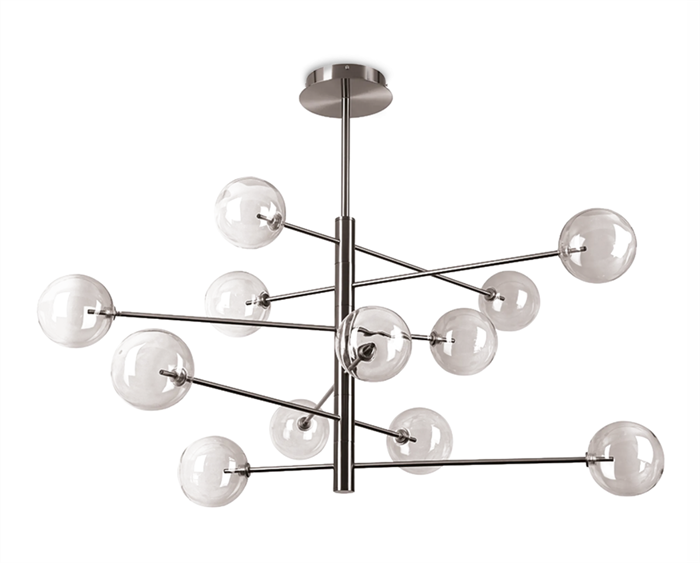 Подвесной светильник Ideal lux EQUINOXE SP12 FUME 345390 - фото 14171