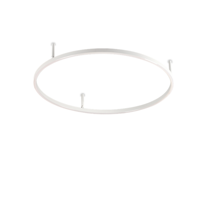 Потолочный светильник Ideal lux ORACLE SLIM PL D070 ROUND 4000K ON-OFF WH 341958 - фото 14252
