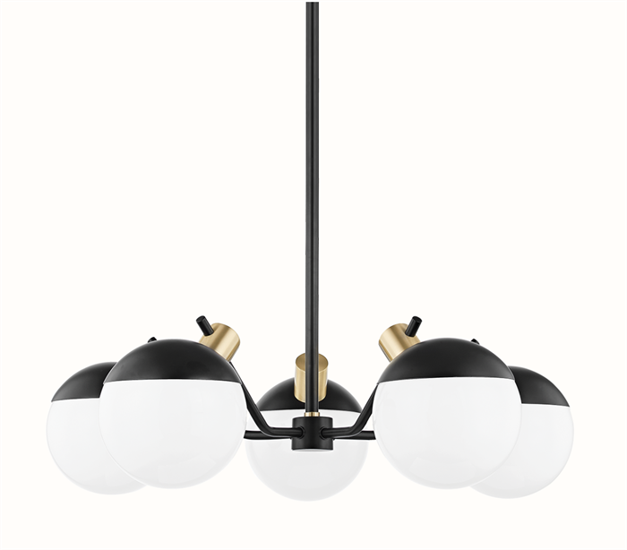 Люстра Mitzi Miranda чёрный/латунь H573805-AGB/SBK H573805-AGB/SBK
